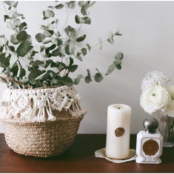 Cestino Con Pompon Claire