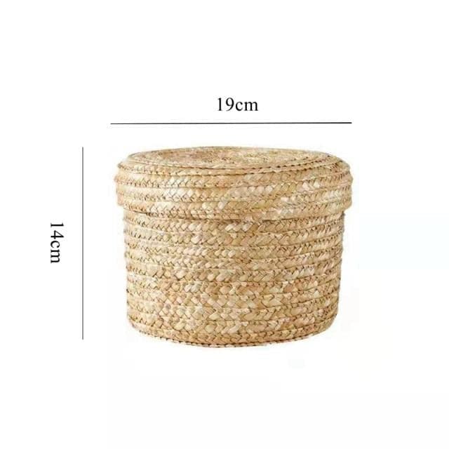 Cestino In Rattan Rondo