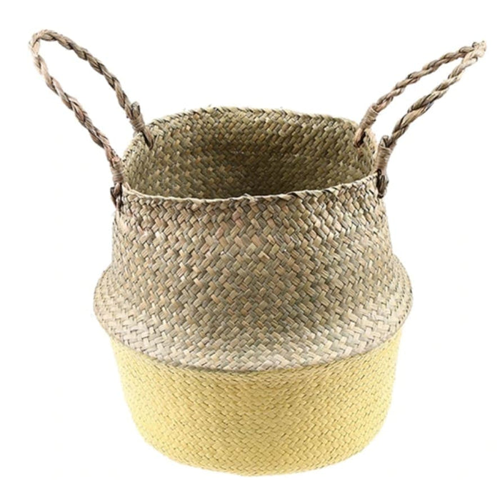 Cesto Tailandese Bicolore Giallo