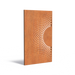 Pannello Astratto In Acciaio Corten Per Giardino 180X110Cm