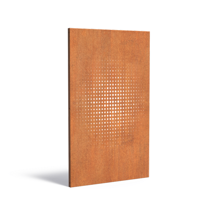 Pannello Decorativo In Acciaio Corten 180X110 Cm Ruggine