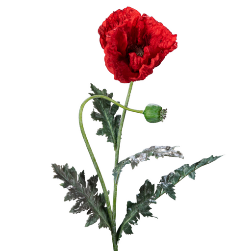 Papavero Rosso Artificiale 98 Cm Fiore Di Campagna