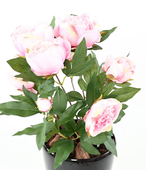 Peonia Artificiale 60 Cm Rosa Decorazione Interni