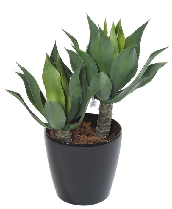 Pianta Artificiale Agave Cactus Da Interno 75Cm
