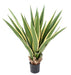 Pianta Artificiale Agave Furcraea 110Cm Verde Giallo