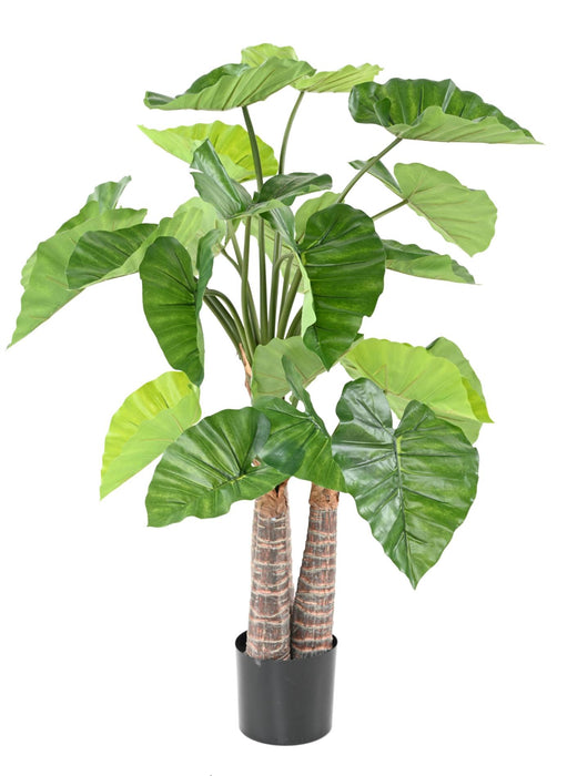 Pianta Alocasia Artificiale 3 Tronchi 130 Cm