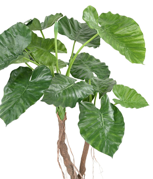 Pianta Artificiale Alocasia Calidora 130 Cm Decorazione