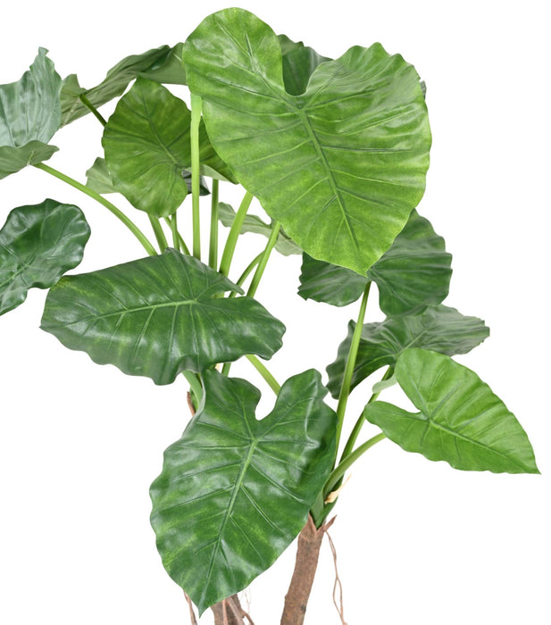 Pianta Artificiale Alocasia Calidora 130 Cm Decorazione