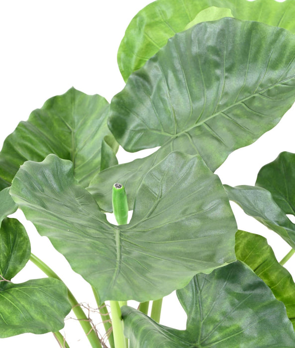 Pianta Artificiale Alocasia Calidora 65Cm Decorazione Interni