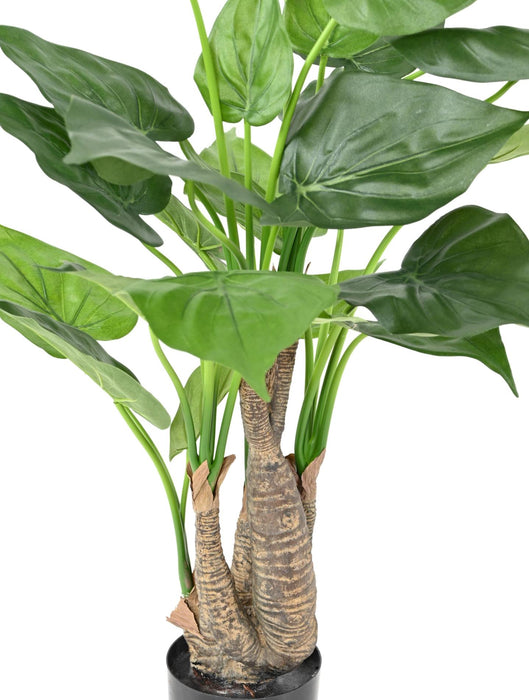 Pianta Artificiale Alocasia Cucullata 80Cm Decorazione Interni
