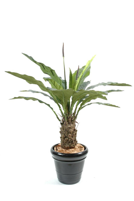 Pianta Di Anthurium Artificiale 130 Cm Per La Decorazione D'interni