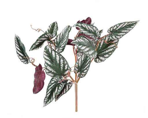 Pianta Artificiale Begonia Muculata 50 Cm