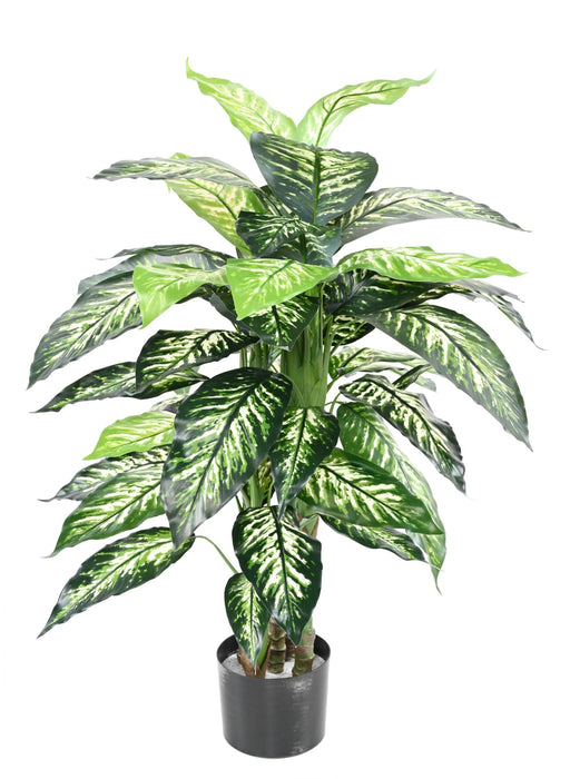 Pianta Dieffenbachia Artificiale 100 Cm Per Interni