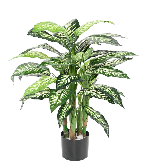 Pianta Artificiale Dieffenbachia 80Cm Decorazione Interni