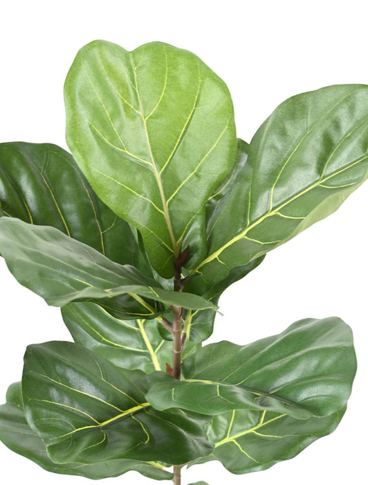 Pianta Artificiale Ficus Lyrata 160 Cm Verde
