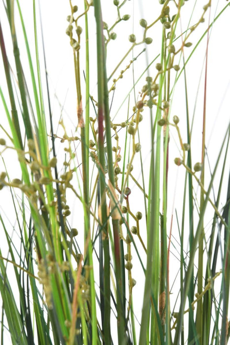 Pianta Erba Verde Artificiale H.90Cm In Vaso