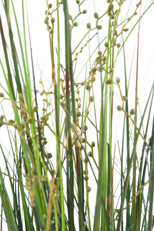 Pianta Erba Verde Artificiale H.90Cm In Vaso