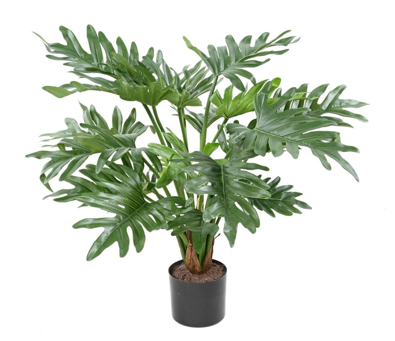 Pianta Artificiale Filodendro Selloum 50Cm Verde