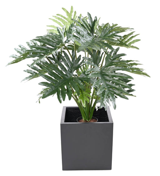 Pianta Artificiale Filodendro Selloum 90 Cm Verde