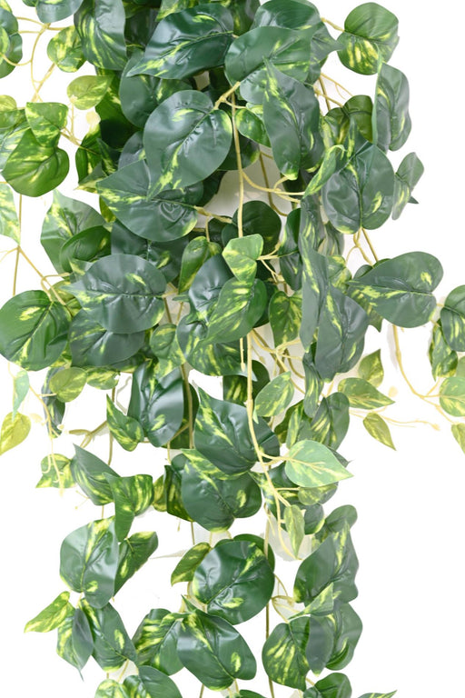 Pianta Artificiale Pothos Variegata 120Cm Su Paletto