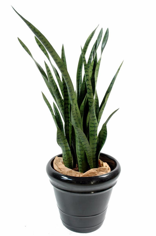Pianta Artificiale Sansevieria 30 Foglie 110 Cm