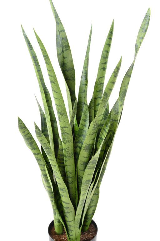 Pianta Artificiale Sansevieria 85 Cm Foglie Verdi