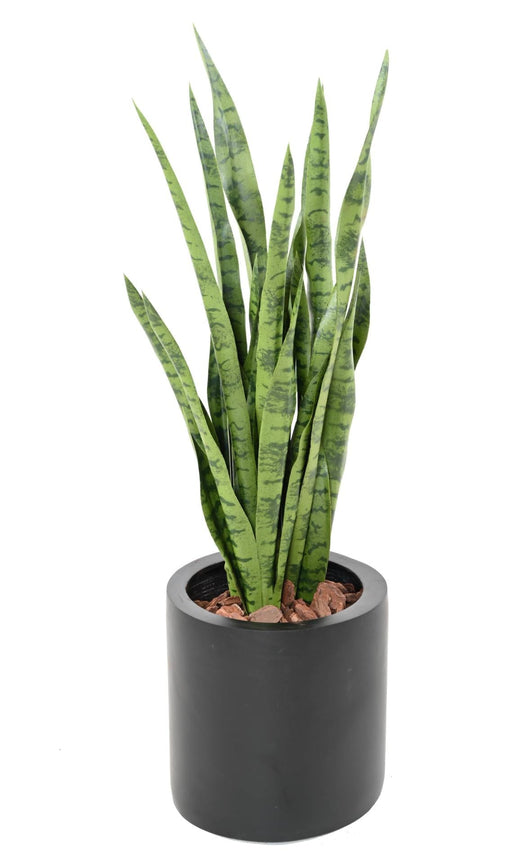 Pianta Artificiale Sansevieria 85 Cm Foglie Verdi
