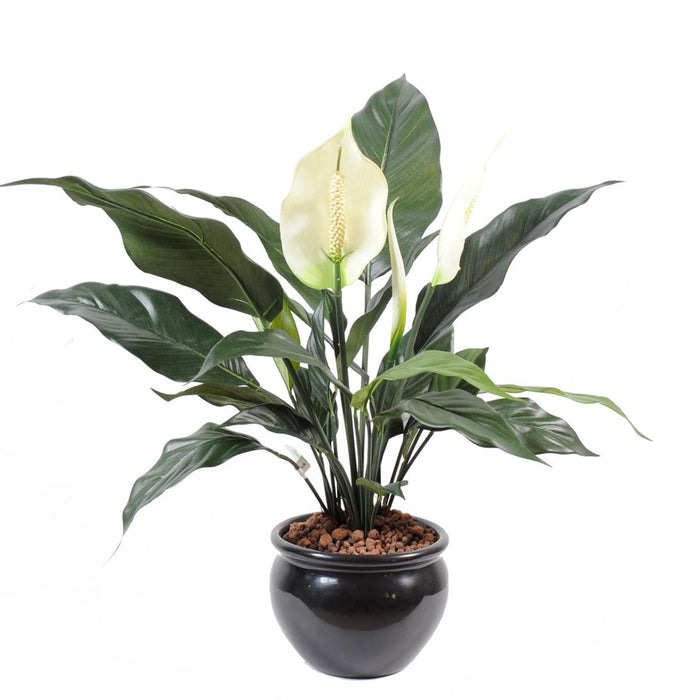 Pianta Spathiphyllum Artificiale In Vaso 53 Cm