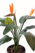 Pianta Artificiale Strelitzia 2 Fiori Decorazione H.85Cm