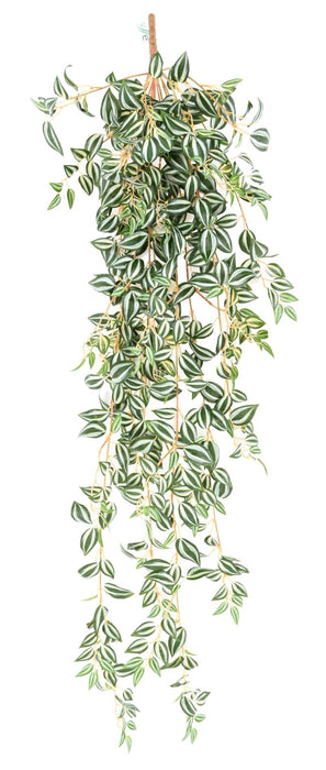 Pianta Artificiale Tradescantia H.110Cm Verde Bianco