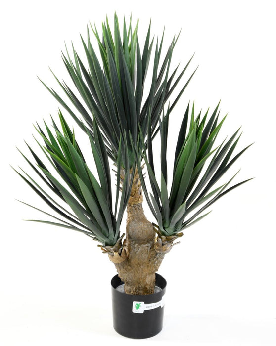 Pianta Yucca Artificiale 3 Tronchi 70Cm Decorazione Interna