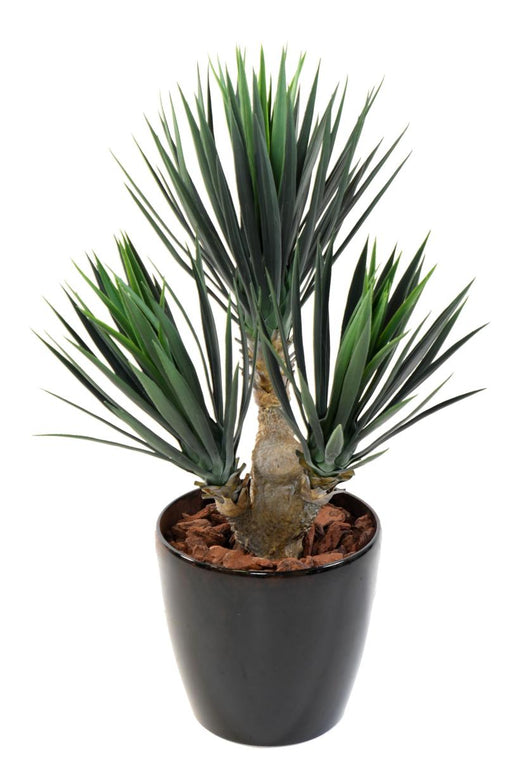 Pianta Yucca Artificiale 3 Tronchi 70Cm Decorazione Interna