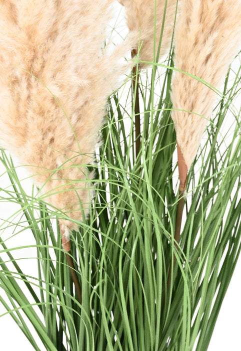 Pianta Erba Artificiale Carex 105Cm Verde