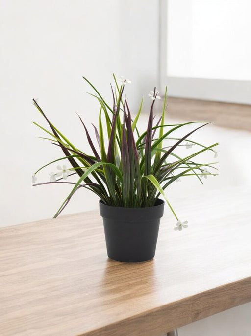 Pianta D'erba - Pianta Artificiale Da Esterno In Vaso