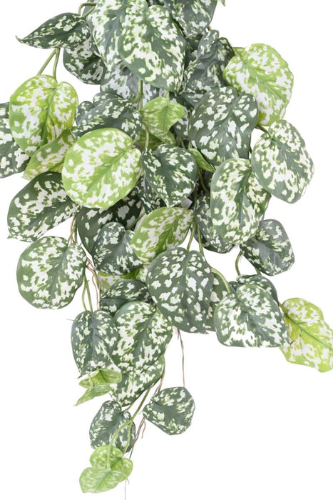 Pianta Artificiale Verde Scindapsus Su Palo 75Cm