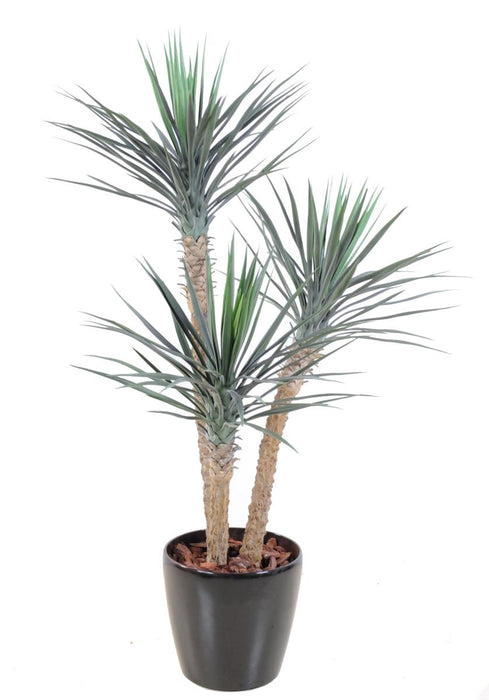 Pianta Yucca Artificiale 3 Tronchi 155 Cm Verde
