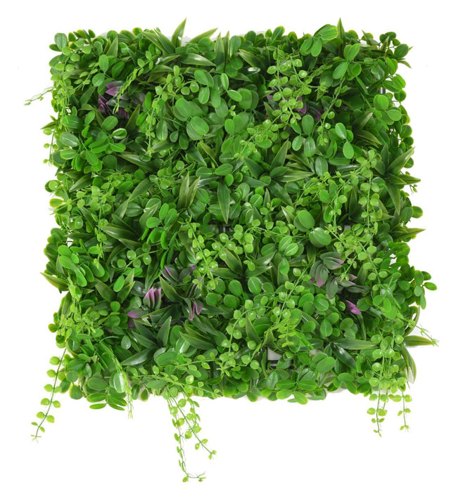 Piatto Da Muro Fogliame Artificiale 50X50Cm