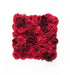 Placca Da Muro Fiori Artificiali Rossi 50X50 Cm