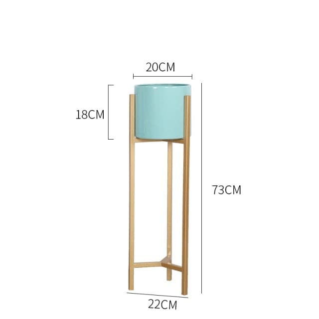 Portapiante In Oro Dorato