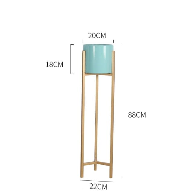 Portapiante In Oro Dorato