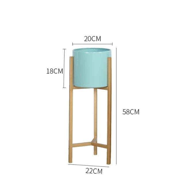 Portapiante In Oro Dorato