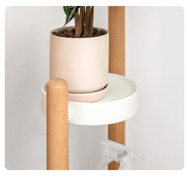 Portapiante In Legno Su Supporto Havana