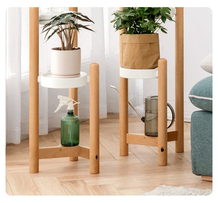 Portapiante In Legno Su Supporto Havana