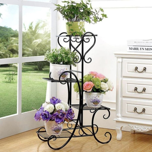 Portapiante In Ferro Del Romanticismo Parigino