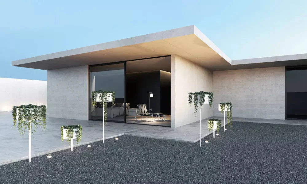 Portapiante Con Picchetto Green Cloud