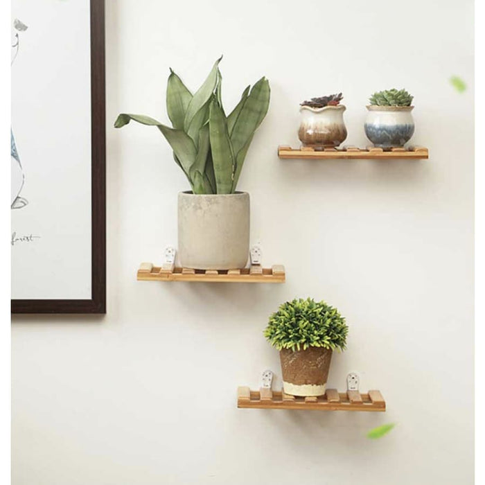 Portapiante Da Parete In Bambù