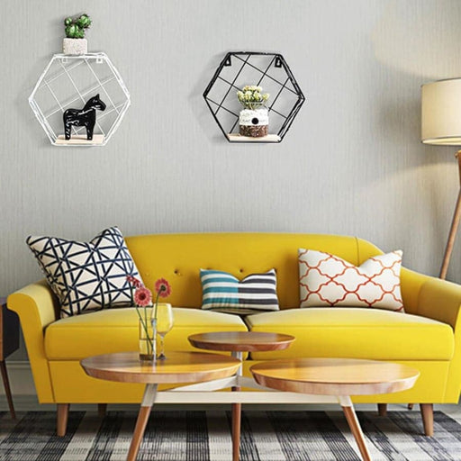 Mensola Da Muro Porta Piante Esagonale Paris