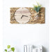 Porta Piante Con Orologio In Legno Galleggiante