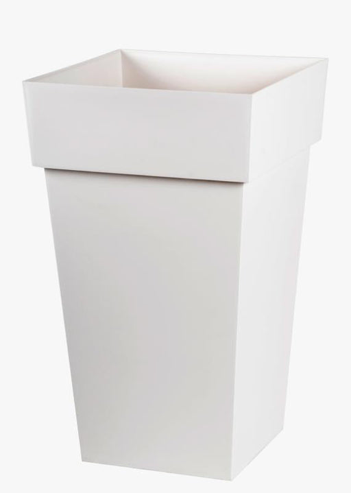 Vaso Quadrato Bianco Per Fiori Da Interno Ed Esterno