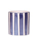 Vaso In Ceramica A Righe Blu